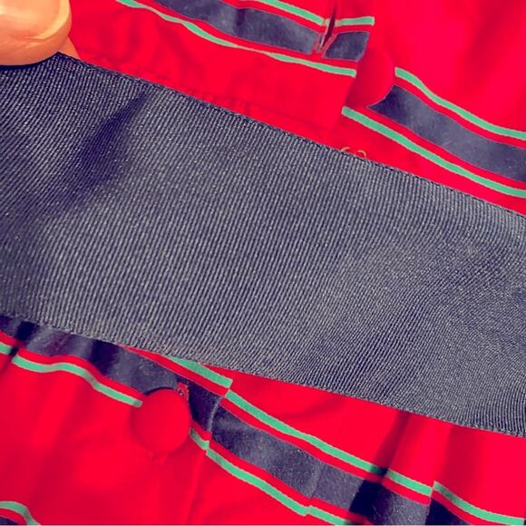 Ralph Lauren $150 Blue Label size 4T Hot Pink & Navy Stripes Formal Dress EUC - Picture 7 of 15